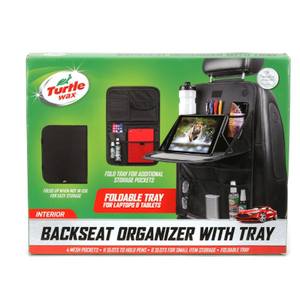 Turtle Wax Back Seat Organizer with Tray
