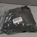 Womens Plus Size Dress Wedding Guest Cocktail Ruffle Half Sleeve Wrap V Neck Slit A Line Maxi Dresses with Belt Emerald Green, Size XL