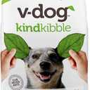 V-dog Vegan Kibble Dry Dog Food (24 LB) | Plant Based Protein with Added Taurine for Sensitive Stomach and Skin | Adult Dog Food | Vegetarian Superfood | Made in US (EXP 03/01/27)