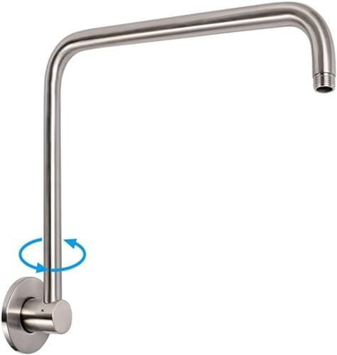 Bay Shaped Shower Extension Pipe Arm, High-Rise Nozzle Extension Arm, And Shower Extension Device Are Suitable For Shower Use (T shape silver)