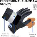 Work Gloves Leather Mechanic Touchscreen Working Construction Glove