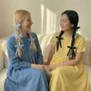 2 x 12 Pcs Satin Pearl Bow Hair Clips, Non-Slip Duckbill Barrettes for Women Girls for Weddings Parties Daily Use