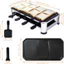 TAMARIT 8-Person Raclette Grill, Electric Table Grill for family gatherings