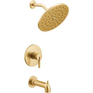 Moen Cia Brushed Gold M-CORE 3-Series 1-Handle Tub and Shower Trim Kit, Valve Required, UT3363BG
