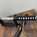 17 inch Stainless Steel Bride's Mini Katana Kill Bill Sword Mini Dagger Letter Opener Table Decor w/Free Display Stand