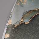 Green Marble Wallpaper Mural Abstract Large Photo Art Wall Murals for Bedroom Living Room (Not Self-Adhesive) (127" x 96")