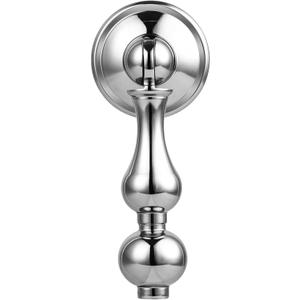 Solid Brass Cabinet Knobs with Polished Nickel Finish 2 Pack - Brass Drop Pulls for Dresser Drawers, Modern Kitchen Cabinet & Wardrobe Hardware, Durable Pendant Knobs for Bathroom Vanity