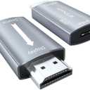 Uni-Directional USB C Female to HDMI Male Adapter, (USB-A to HDMI not Supported), 4K60 Thunderbolt 3/4 to HDMI2.0 for MacBook Pro/Air, Surface, Galaxy S8 to S23, iPhone 15 Series - Pack of 1 