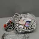 3600lb Complete 360 Degree Magnet Fishing Kit | Includes Strong 360 Neodymium N52 Magnets Durable 10mm 65ft Rope, Carabiner, Gloves