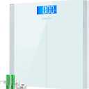 Etekcity Scale for Body Weight, Bathroom Digital Electric Scale for People, Measures Weight up to 400 lbs, White