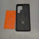 TORRAS 360 Spin Magnetic Stand for Samsung Galaxy S25 Ultra Case, Fit for Magsafe, Military Grade Slim Protective S25 Ultra Case with Kickstand & Ring Holder, Ostand Spin, Translucent Frosted Black