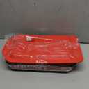 Pyrex 4pc Bakeware Value Set Red: Glass Baking Dishes, Microwave & Dishwasher Safe, 3qt & 8" Square with Covers