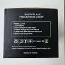 Snowflake Projector Lights Outdoor, Led Christmas Lights Outdoor, Snowfall Projection Lights Waterproof for Christmas Decorations[LL-049-03], White