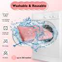 2 Pack Guinea Pig Bedding - Washable Guinea Pig Liners for C&C 2x4 Cage, Waterproof Reusable & Anti Slip Pee Pads Super Absorbent Mats for Small Animals Rabbit Hamster Rat (Pink, 57 x 28 Inch)