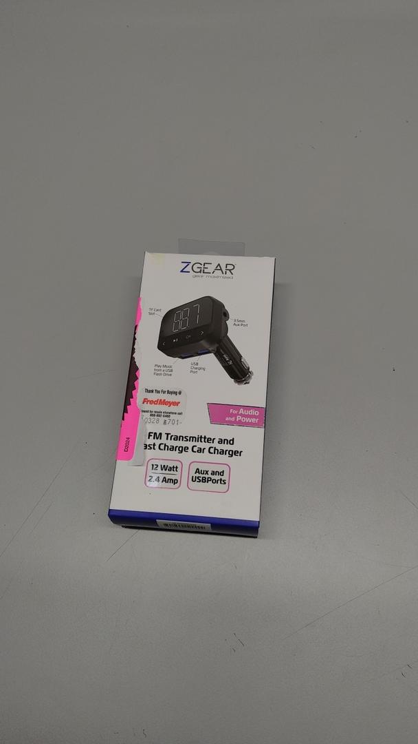 ZGear FM Transmitter And Fast Charging Car Charger