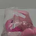 Liliful 12 Pcs Heart Pink Pillows Love Faux Rabbit Fur Heart Pillows for Mother's Day Valentines 11.8 x 11 Inch Cute Soft Throw Couch Cushion for Bed Sofa Decorative Room Decor