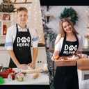 Dog Mom Gifts, Dog Aprons for Women with Pockets, Dogs Lovers Gifts Grooming Apron