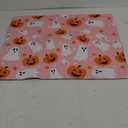 Halloween Dish Drying Mat for Kitchen Counter Ghost Pumpkin Drying Pad for Dishes 18 x 24 Inch Absorbent Washable Coffee Bar Mat Decor