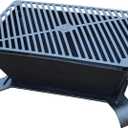 King Kooker Cast Iron Charcoal Grill 18" x 12" Cooking Area, 8.5" Grill Height