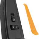 Front Passenger Window Switch with Black Bezel Compatible with 2003-2006 Chevrolet Silverado Suburban Avalanche Tahoe GMC Sierra Yukon Cadillac Escalade 19115820