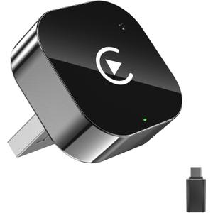 Wireless Carplay Adapter & Android Auto 2026 Upgrade Wired CarPlay to Wireless,2-in-1 Mini USB Design with Fast Stable Connection Car Play for Apple iOS 10+, Android 11+ Version