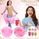 Soulchen 34 Pcs Baby Shower Games Bridal Shower Games Funny Activities with Bears Included Funniest Game for Women or Men How Many Plushies Can You Catch in Your Diaper