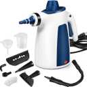 Steam Cleaner, Pressurized Handheld Steam Cleaner for Home with Safety Lock & 9 PCS Accessories, 350ML Large Water Tank Multi-Surface Steamer for Cleaning Car, Tile, Grease, Grout and Upholstery