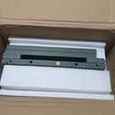 TEENFON Bathroom Floor Storage Cabinet, Freestanding Bathroom Cabinet with 4 Doors & 2 Adjustable Shelves, Cupboard, Floor Cabinets for Living Room, Entryway, Office, Forest Green