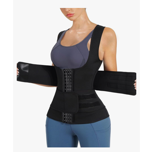 Nebility Womens' Sauna Sweat Vest Weight Loss Workout Waist Trainer, Size Medium 