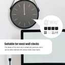 Angoily 4 Set Clock Movement Mechanism, Clock Mechanism Clock Hands Kit Quartz Clock Movement Replacement Clock Repair Parts Replacement