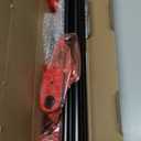 KAMANINA Curtain Rods No Drilling for Windows 32 to 86 Inches, 5/8 Inch Adjustable Renter Friendly Curain Rod with 3M Adhesive Brackets without Drilling, Black