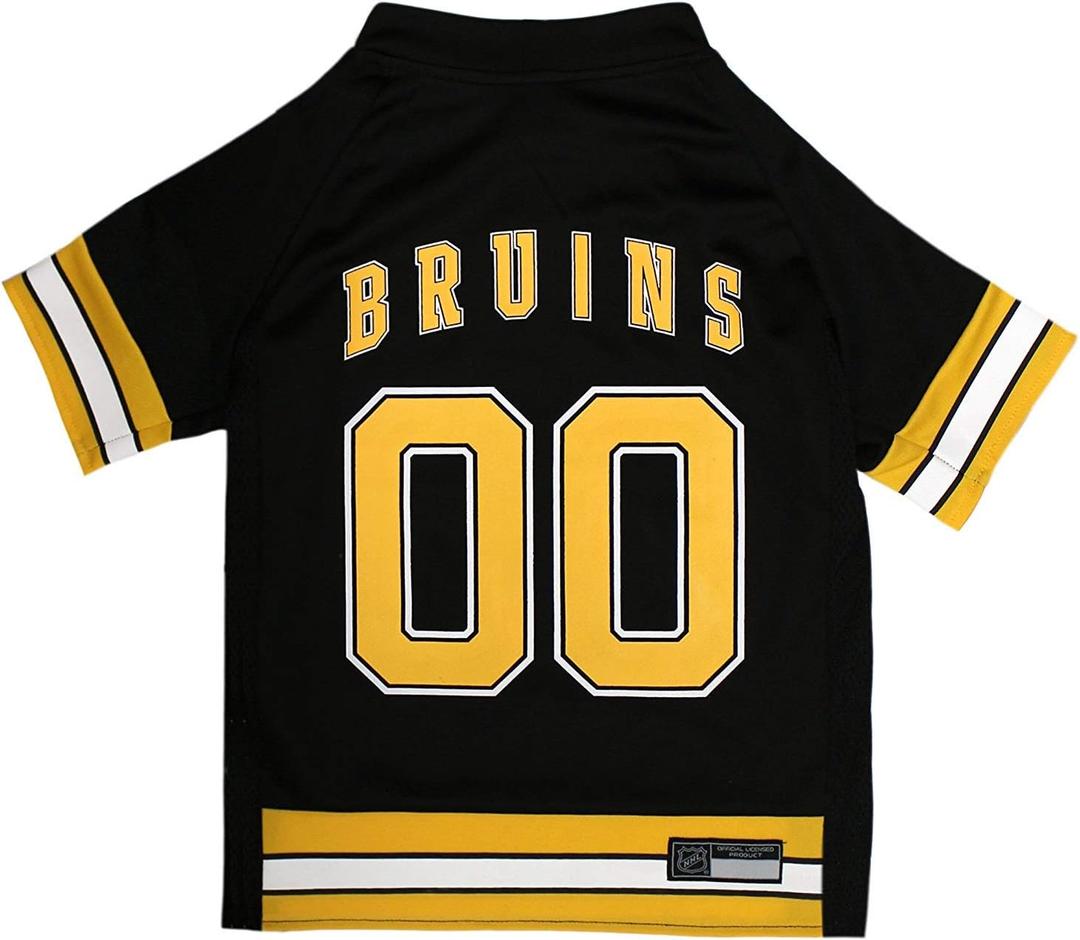 Pets First NHL Boston Bruins Jersey for Dogs & Cats, X-Large. - Let Your Pet Be A Real NHL Fan!