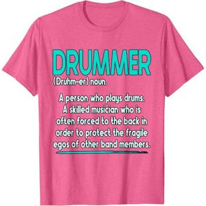 Drums Drummer Definition T-Shirt, XL