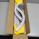 uxcell Stretchable Shower Curtain Rod Rack, Stainless Steel U Shaped Shower Curtain Rod No Drill for Bathroom Bathtub, 90cm/35" Width, Black