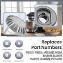W11192795 Beveled Gears Set Compatible with Whirlpool/Kitchen-Aid Stand Mixer Includes 9703337 9703338 Gears Fits 4KB25G, 4KD2661, 4KG25G and More