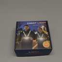 500LM High-Visibility Running Lights for Runners, Adjustable 45 Beam & 360 Reflective Vest, IPX4 Waterproof Running Vest Light for Night Walking/Cycling/Jogging, 3.5-20Hrs Runtime