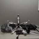 Multi-Purpose Adjustable Drafting Spa Bar Stool with Sturdy Foot Rest, Back Support Cushion, 360 Swivel and Wheels, Black