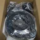 GANIZA Food Processors, Electric Food Chopper with Meat Grinder & Vegetable Chopper - 2 Bowls (8 Cup+8 Cup) with Powerful 450W Copper Motor - Includes 2 Sets of Bi-Level Blades for Fruits/Meat/Nuts (Black)