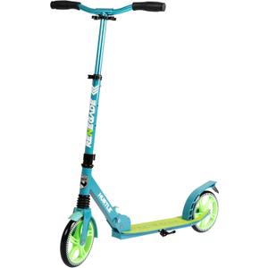 Hurtle Renegade Kick Scooter for Kids, Teenagers & Adults - 2-Wheel Folding Scooter with Adjustable T-Bar Handlebar - Alloy Anti-Slip Deck
