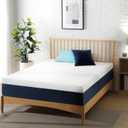 ZINUS 10 Inch Twin Cooling Comfort Hybrid Mattress [New Version], Fiberglass Free, Medium Firm Feel, Motion Isolation, Certified Safe Foams & Fabric (White)