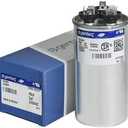 Genteq c3455r GE Round Capacitor 45 5 uf MFD, 97F9895, Z97F995, 97F9895BZ3, 27L880, 370V