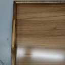 Utoplike Acacia Bed Tray Table for Eating, Large Breakfast Tray with Folding Legs, Wood Serving Trays for Laptop Working Large