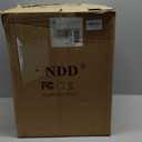 Wood Pendant Light, E26 Base Hanging Lamp Indoor, Natural Wooden Hand Made Chandelier, Boho Height Adjustable Dining Table Hanging Lamp for Hotel Bar Caf Kitchen Island Hallway Entryway (Black-35CMx45CM)