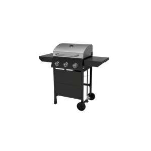 Nexgrill 3-Burner Propane Gas Grill with Side Tables, 27,000BTUs, Stainless Steel Lid, Spacious 429 SQ. In. Cooking Space, BBQ Grill for Outdoor Cooking, Patios, Parties, and More - 720-1012
