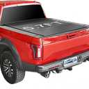 Hard Tri-Fold Tonneau Cover Replacement for 2009-2025 Ram 1500 5.7ft Bed (67.4") Fleetside W/RamBox FRP Truck Bed Cover with Led Light Only for Models with Factory Utility Track Sys.