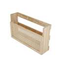 YRLSOTGE Wooden Magazine Rack Wall-Mounted DIY Home Decor Magazine Holder Mail Sorter for Office Entryway Kids’ room and Living Room.