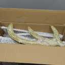 EAMBRITE 48 70 LT Pre-Lit Christmas Glittering Reindeer with Gold Jingle Bell and Twinkle Light Outdoor Holiday Mesh Standing Buck Deer Decorations for Home Lawn Yard Garden Indoor Outdoor