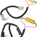 2Pcs Tail Light Conversion Harness Fit for Sierra LTZ 2016-2018/ Silverado Denali 2016-2018/ RAM 2500/3500 2019 LED Taillight Conversion Adaptor Wiring Connector