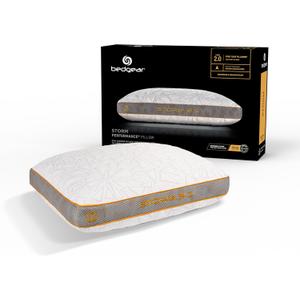 Bedgear Storm Performance Pillow - 2018 Version - Size 2.0 - Cooling Pillow for Hot Sleepers - Medium Firmness Bed Pillow for All Sleep Positions - Washable Removable Cover - 20" W x 26" L x 5.75" H (Standard)