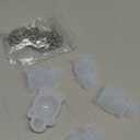 12 PCS Mini Turtle Resin Molds, Little Turtle Molds with 12 Pcs Key Ring Accessory, Epoxy Resin Casting Mold for Home Decoration